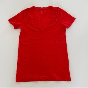NWOT J. Crew Red Vintage Cotton T-shirt